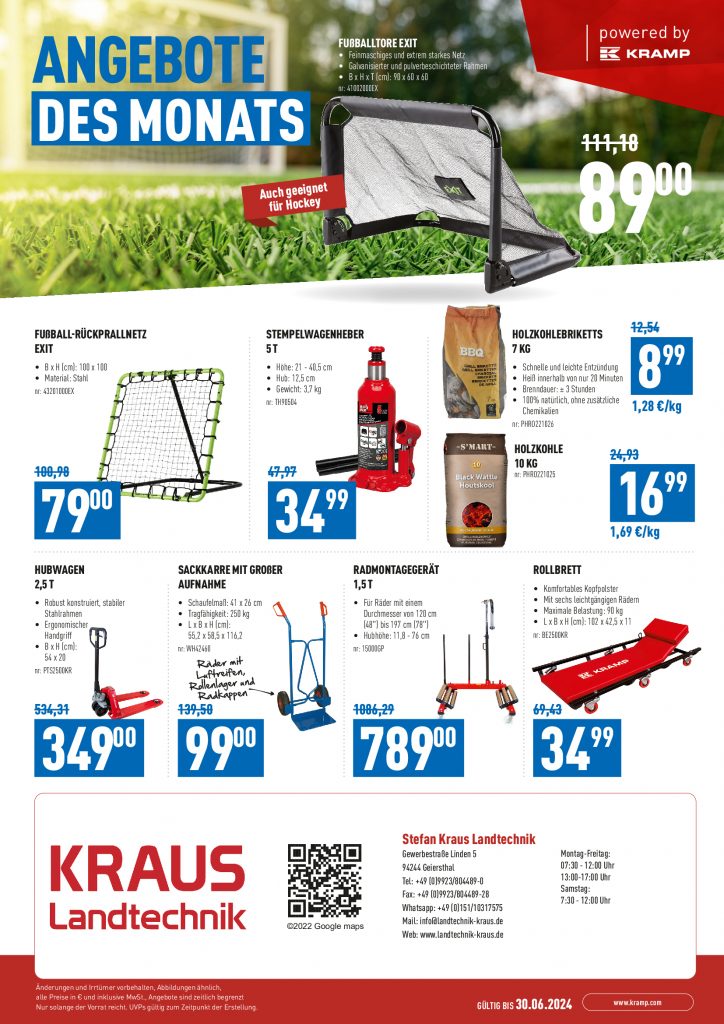 Flyer Powered by Kramp Juni 2024
